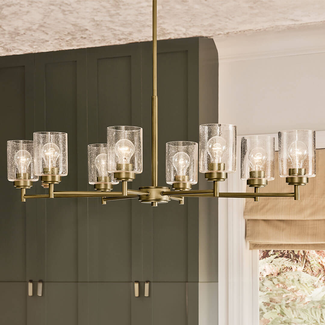 Winslow 8-Light Chandelier Brass | Kichler Lighting