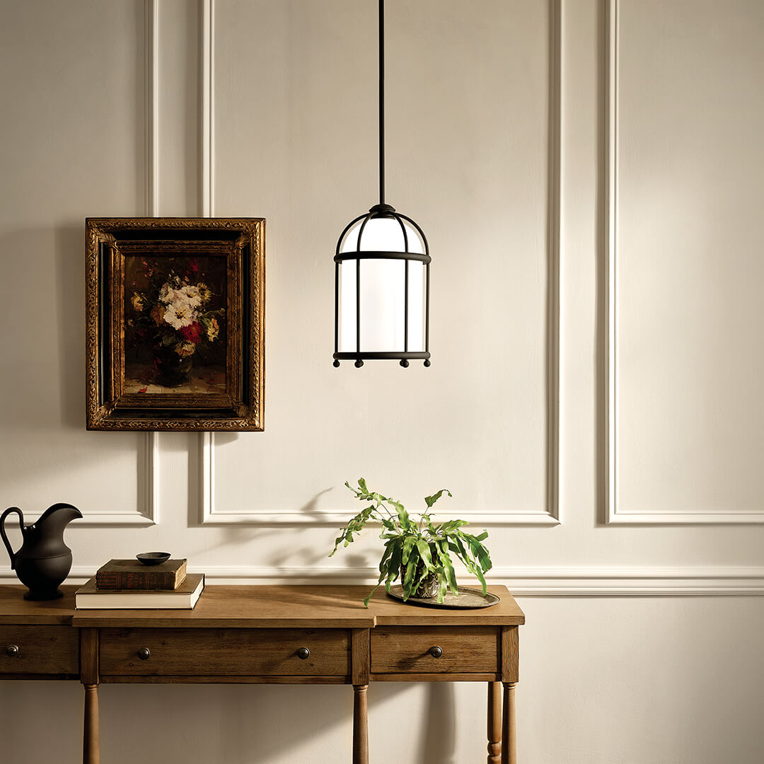 Topiary 6 Light Chandelier White & Bronze | Kichler Lighting