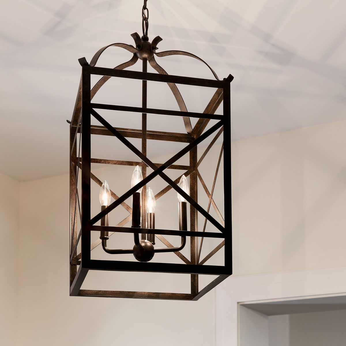 Arborwood 4 Light Large Pendant Bronze | Kichler Lighting