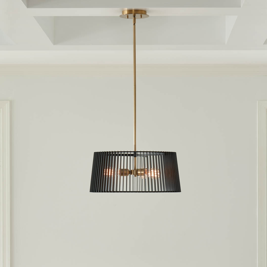 Linara 3 Light Pendant Black | Kichler Lighting