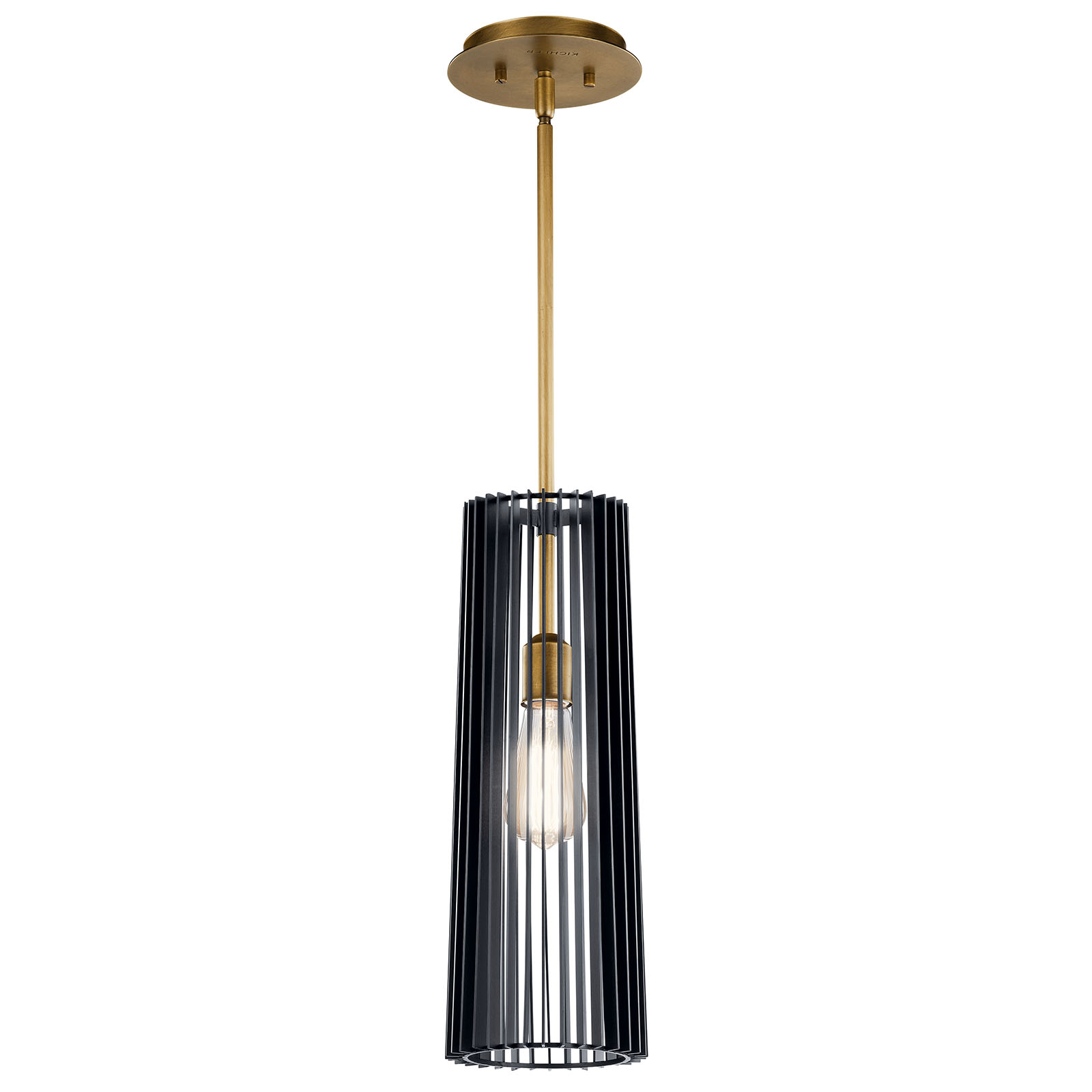 Linara 1 Light Pendant in Black | Kichler Lighting