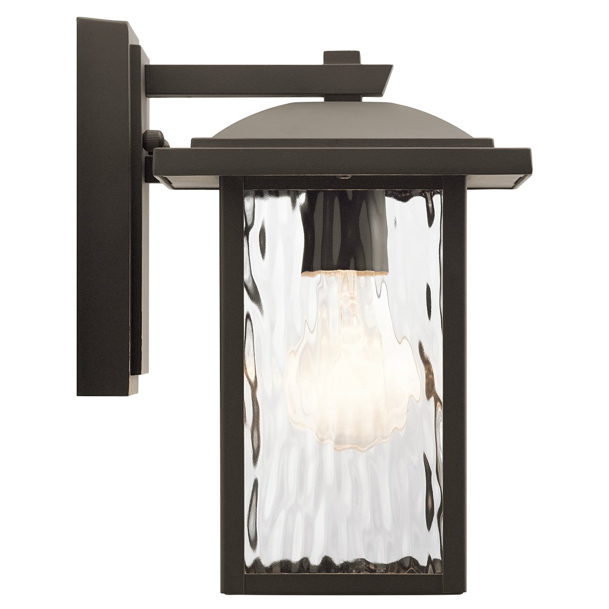 Capanna 1-Light Wall Light in Black | Kichler Lighting