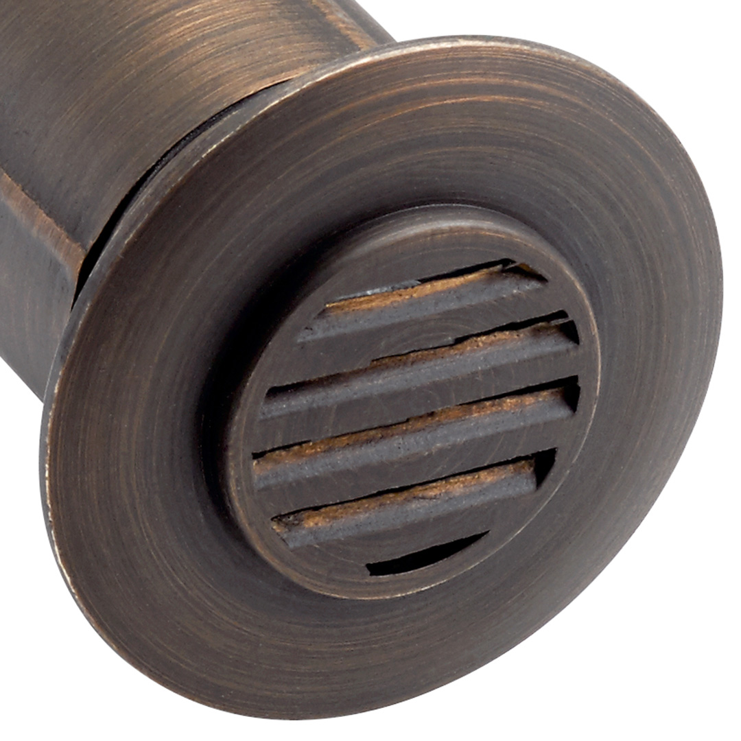 12V MR8 Recessed In-Ground Louvered Brass | Kichler Lighting