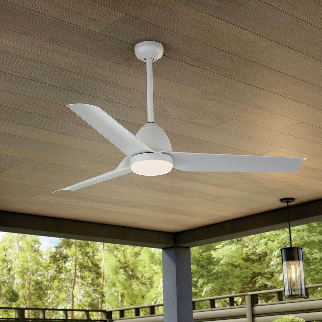 Outdoor White Ceiling Fan