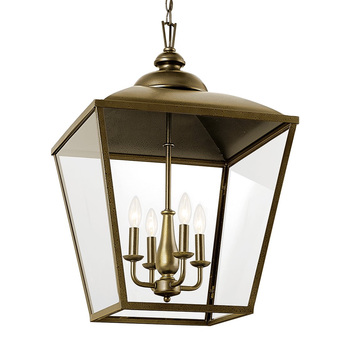 Dame 2 Light Foyer Pendant Textured Black | Kichler Lighting