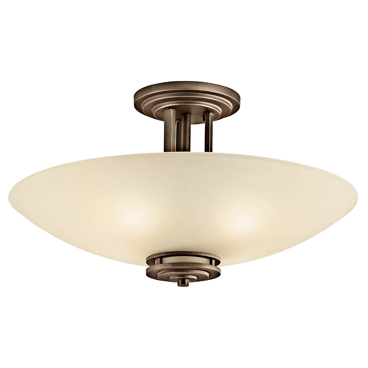 Hendrik 24" Semi Flush Olde Bronze | Kichler Lighting