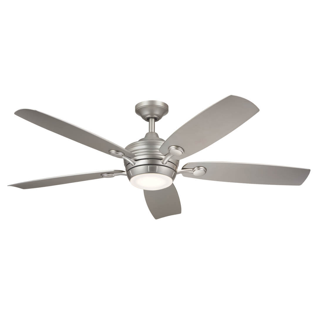 Kichler Lighting Kedron Maple/Cherry hotsell Blades Ceiling Fan in Brushed Nickel