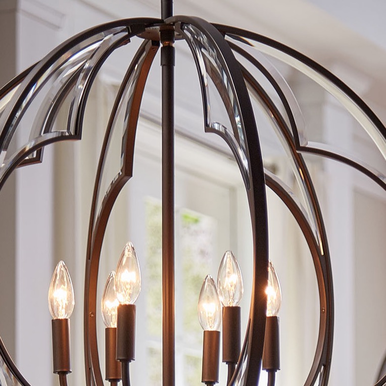 Montavello 6 Light Chandelier Olde Bronze | Kichler Lighting