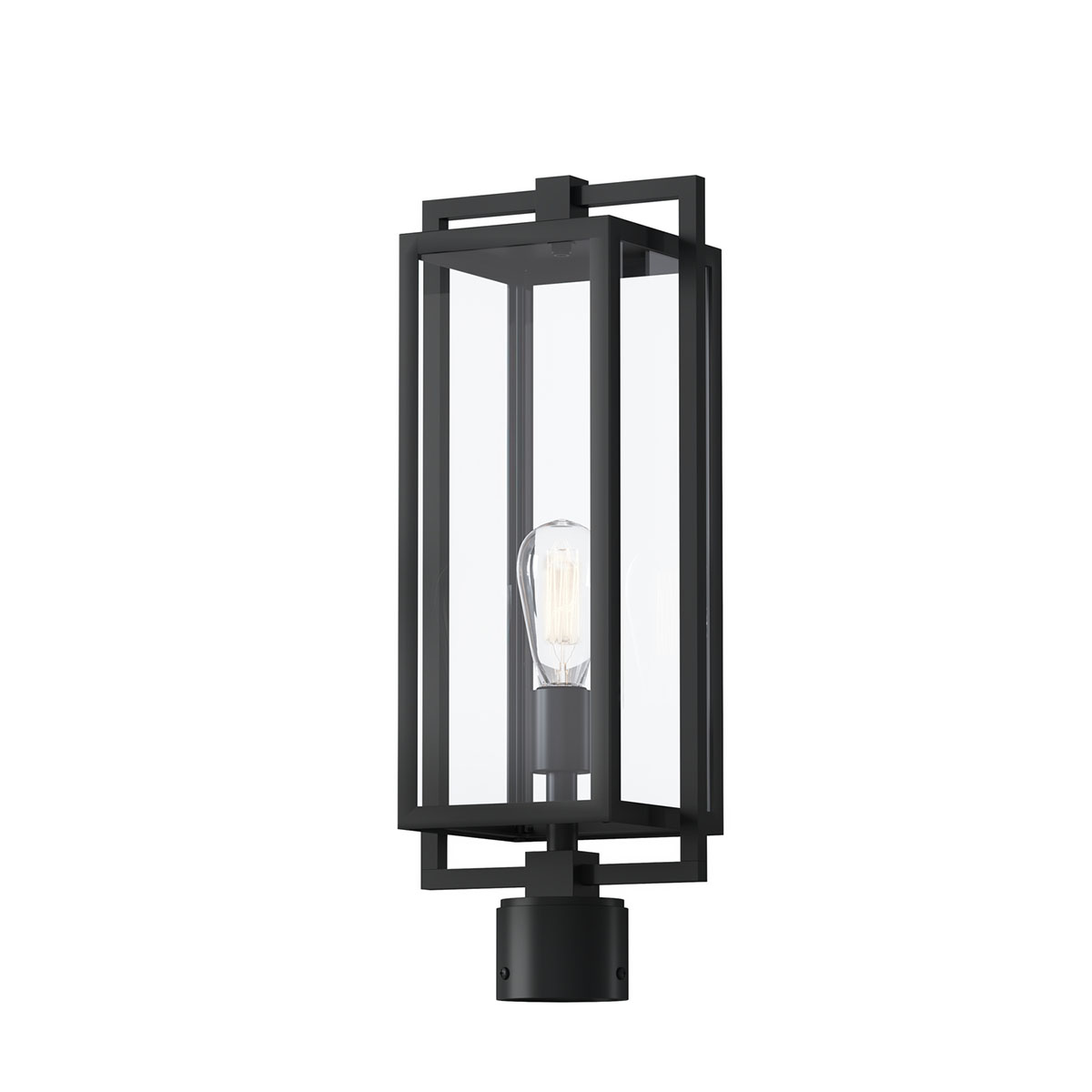 Goson™ 1 Light Post Light Black | Kichler Lighting