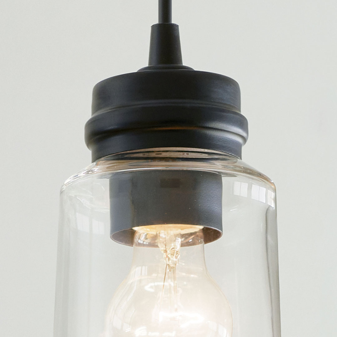 three❤️ Jaylen 3 Light Cluster Pendant in Black | Kichler Lighting