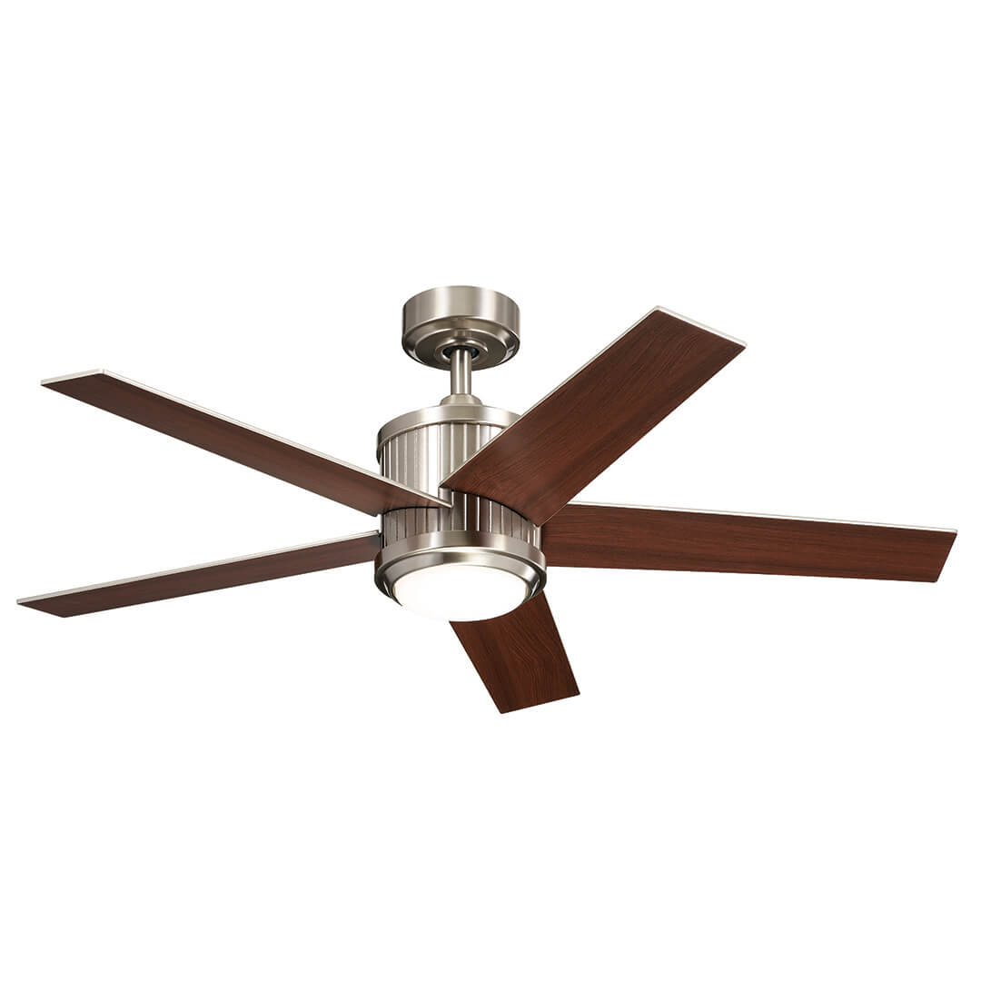 56” Brahm LED Ceiling Fan in Satin Black | Kichler Lighting