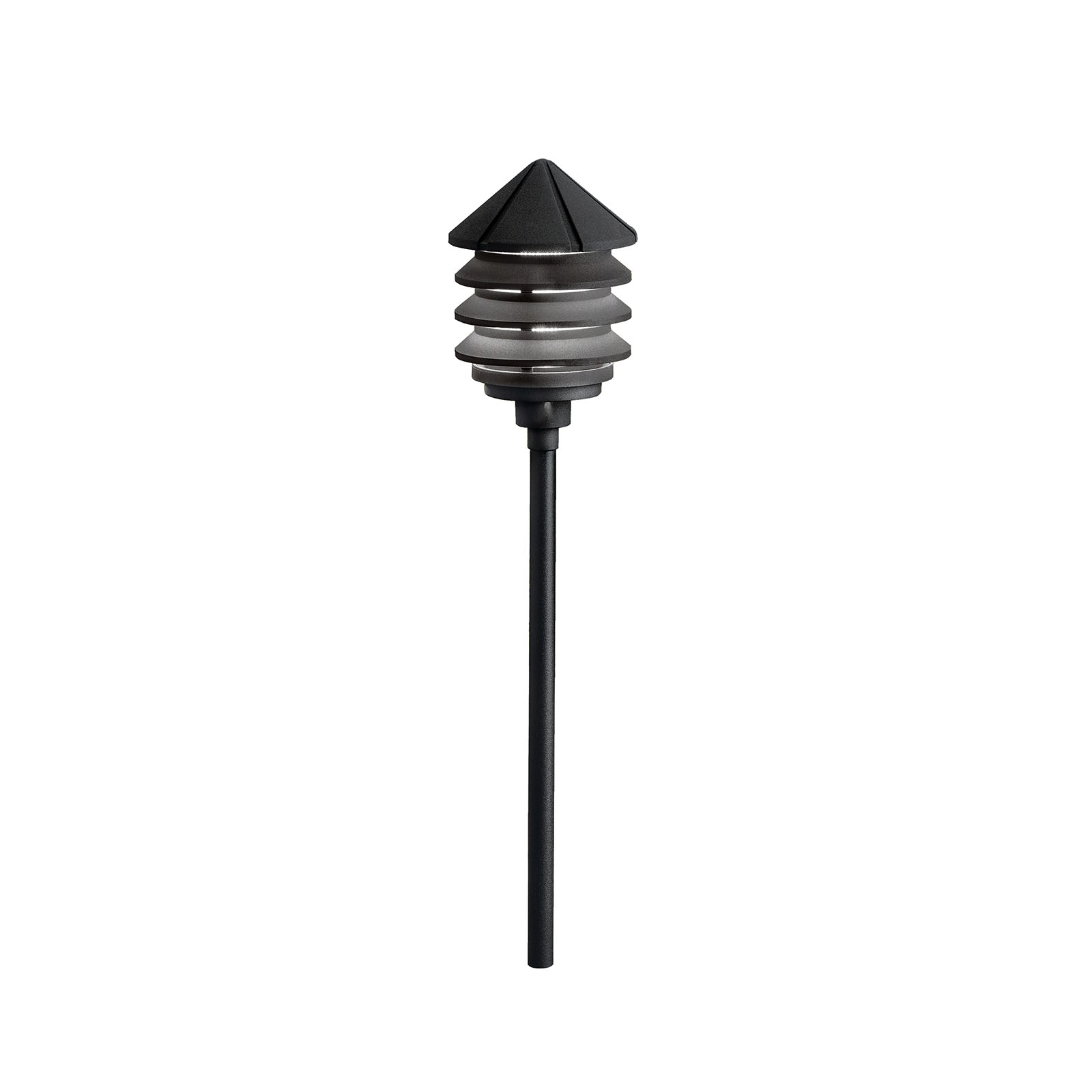 Center Mount Path Light Textured Black | Kichler Lighting