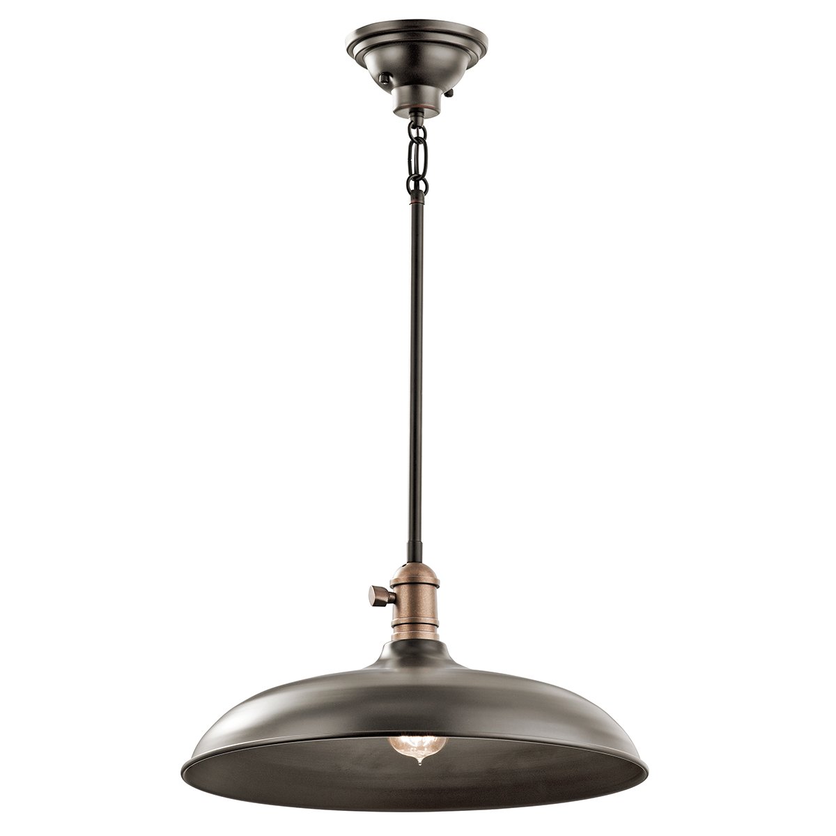 Cobson 7.5 Convertible Pendant Bronze | Kichler Lighting