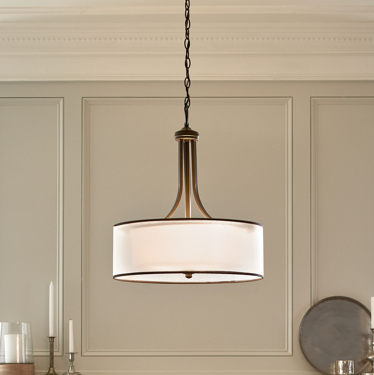 Lacey 23.5" Pendant Mission Bronze | Kichler Lighting