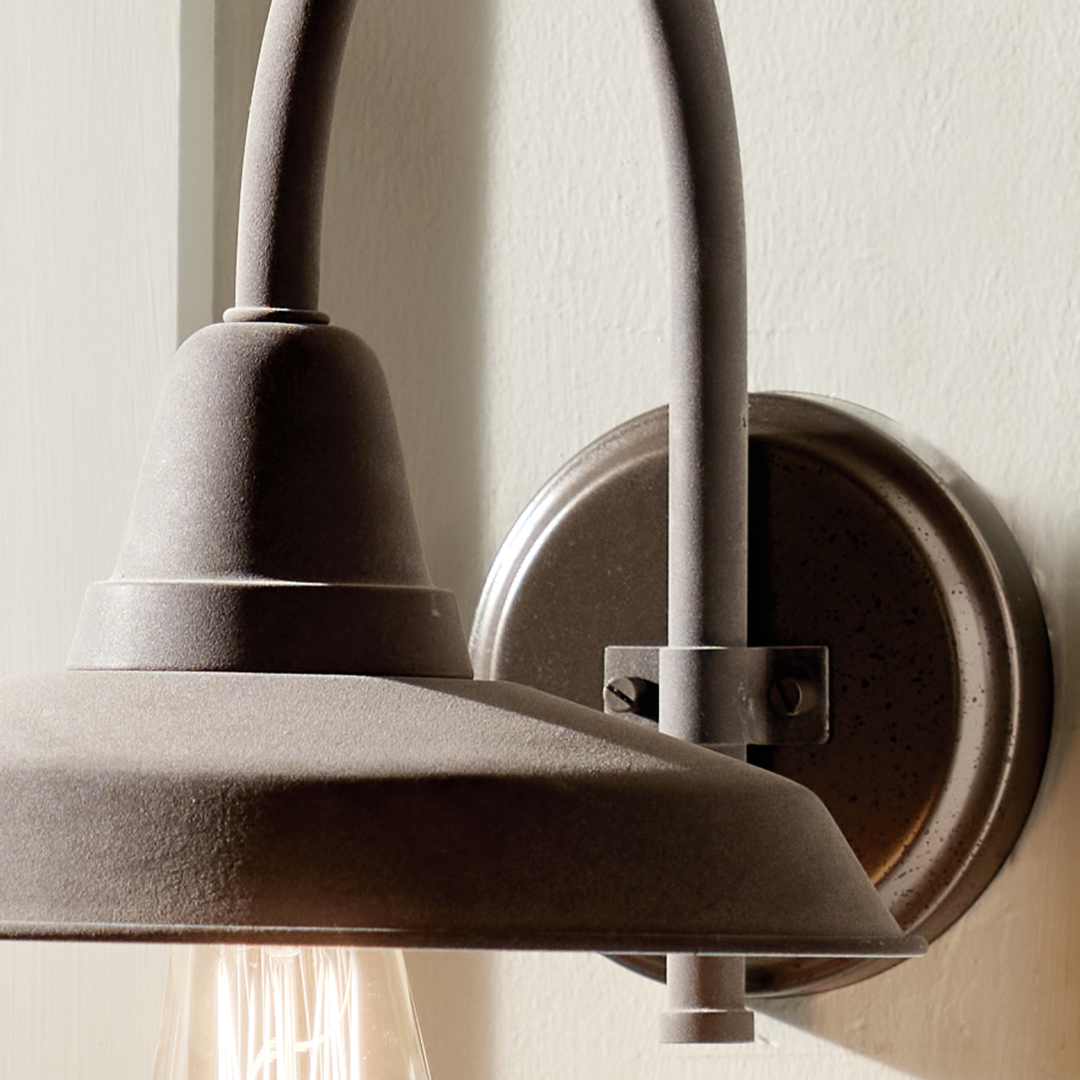 Marrus 1 Light Sconce Zinc and Anvil Iron | Kichler Lighting