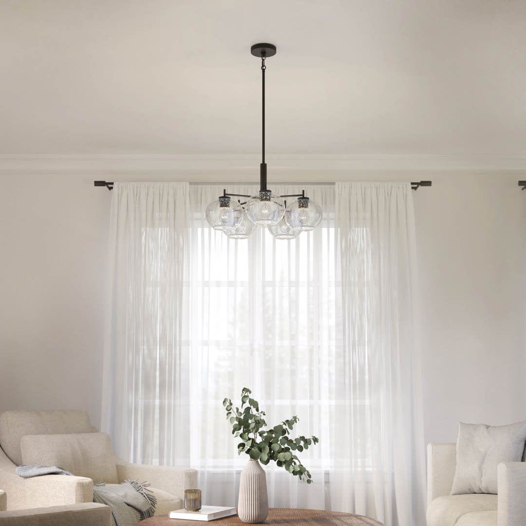 Anamaya 5 Light Chandelier Brushed Nickel | Kichler Lighting