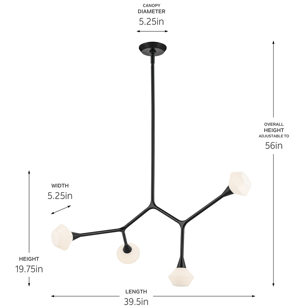 チャーチ　KELBY2 　27.5 Morrigan 8 Light Foyer Chandelier Nickel | Kichler Lighting