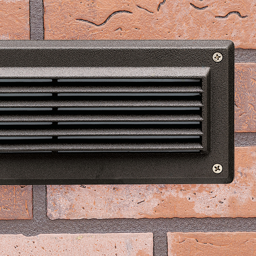 Louvered Brick Light 3000K LED Bronze | Kichler Lighting