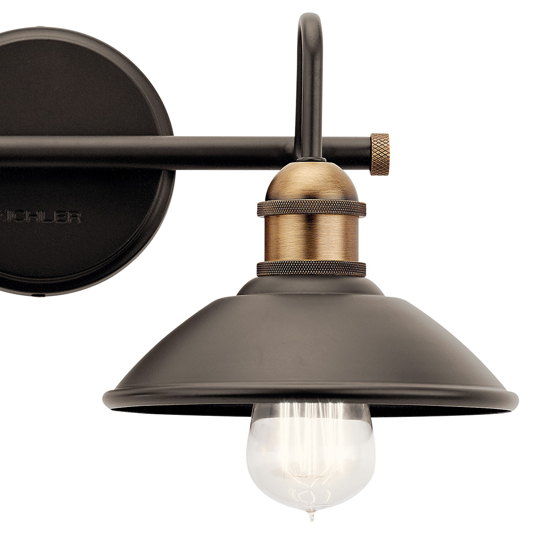Kichler 55088OZ Kennewick Vanity, 4-Light 300 Total Watts, Olde...