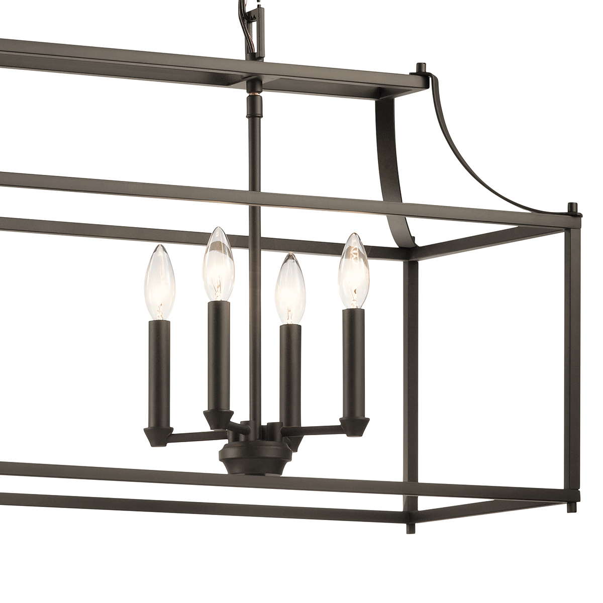 Morrigan 8 Light Linear Chandelier Brass | Kichler Lighting