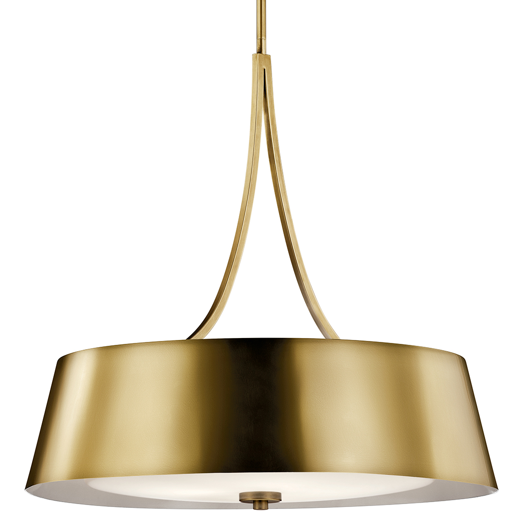 Maclain 4 Light Round Pendant Bronze | Kichler Lighting