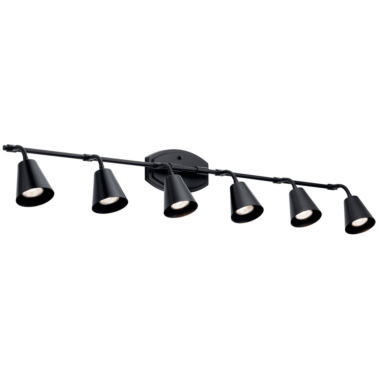 Sylvia™ 6 Light Rail Light Black | Kichler Lighting