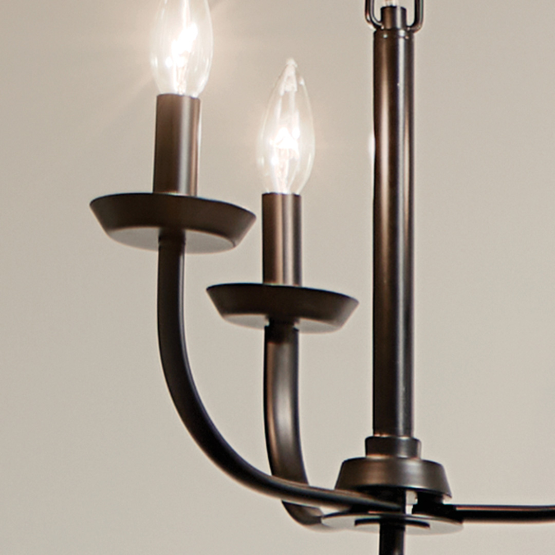 Kennewick 8 Light Chandelier Nickel | Kichler Lighting
