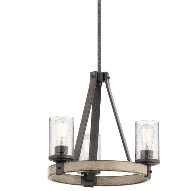 Barrington5 Light Linear Chandelier Black | Kichler Lighting