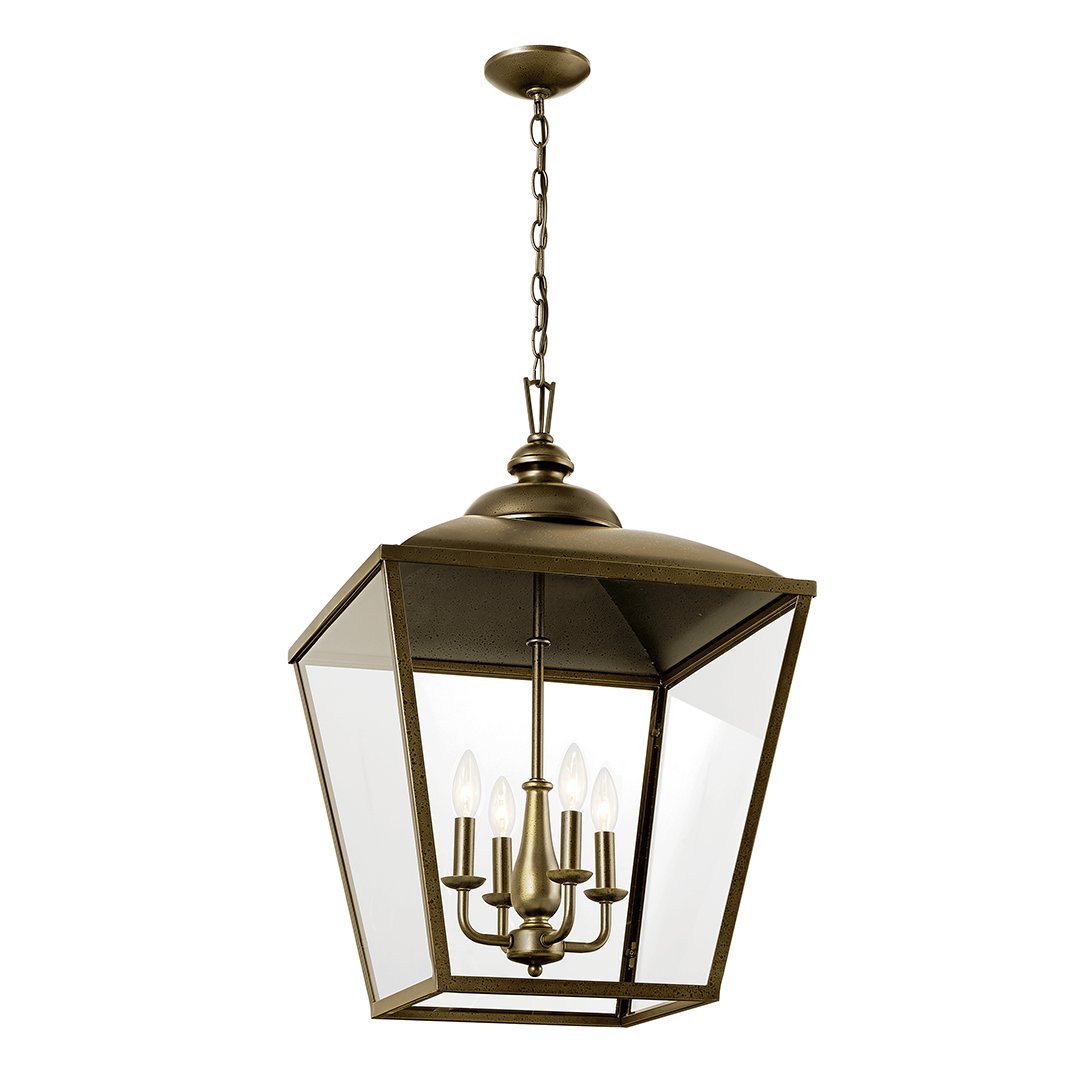 Dame 2 Light Foyer Pendant Textured Black | Kichler Lighting