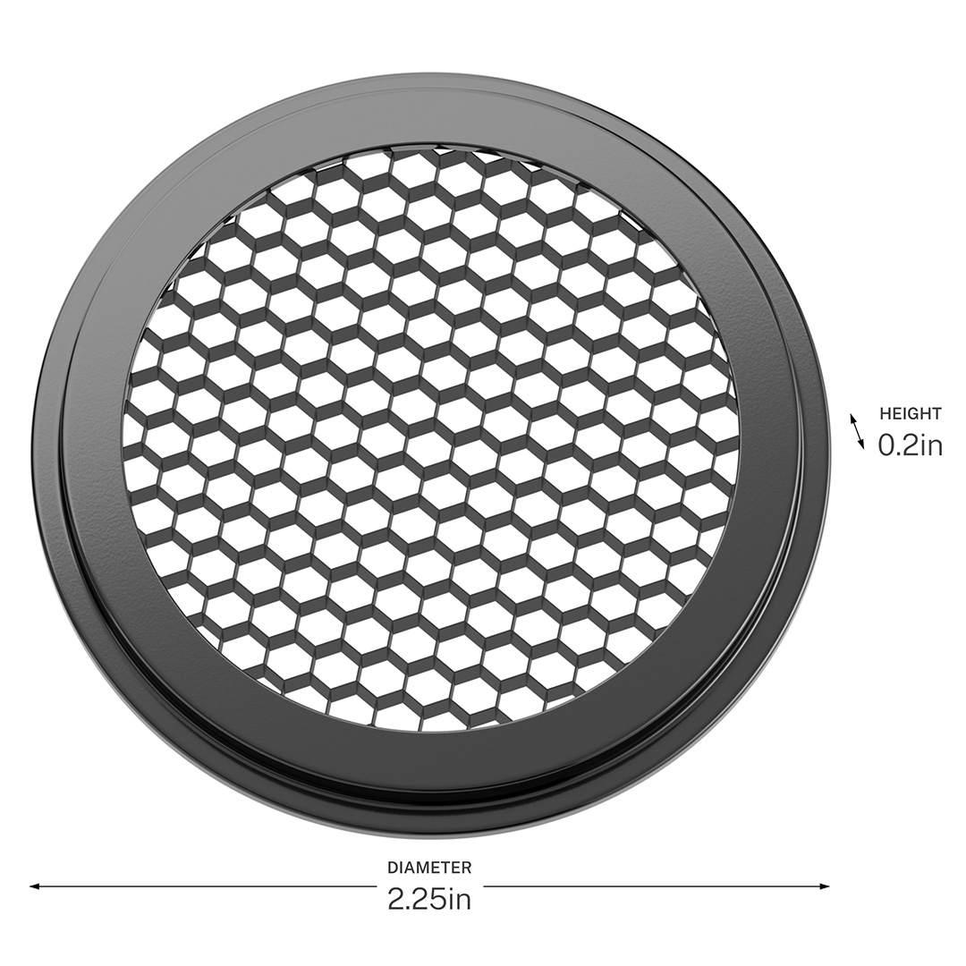 Varia Medium Hex Louver in Black. | Kichler Lighting
