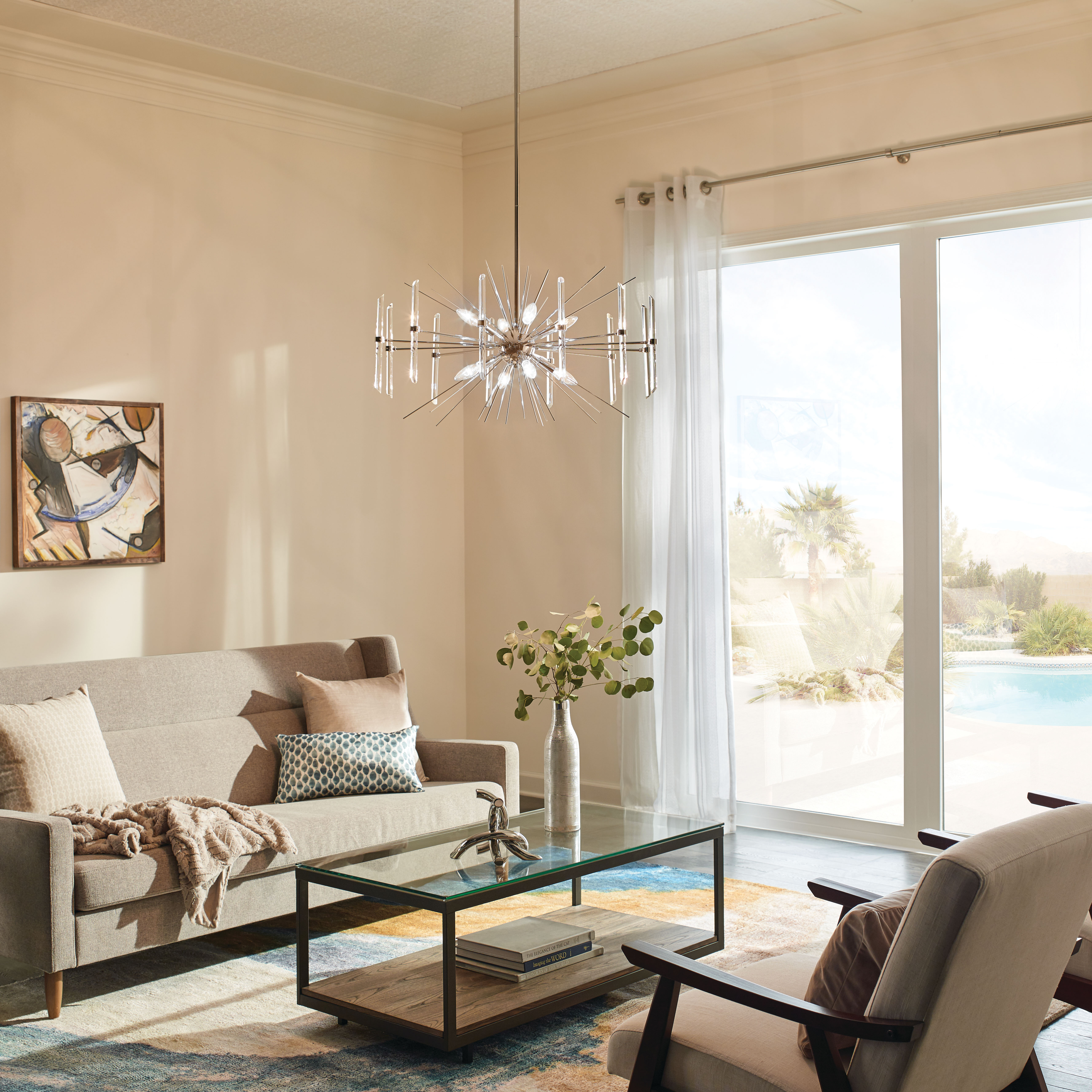 Eris Chandelier in Polished Nickel | Kichler Lighting