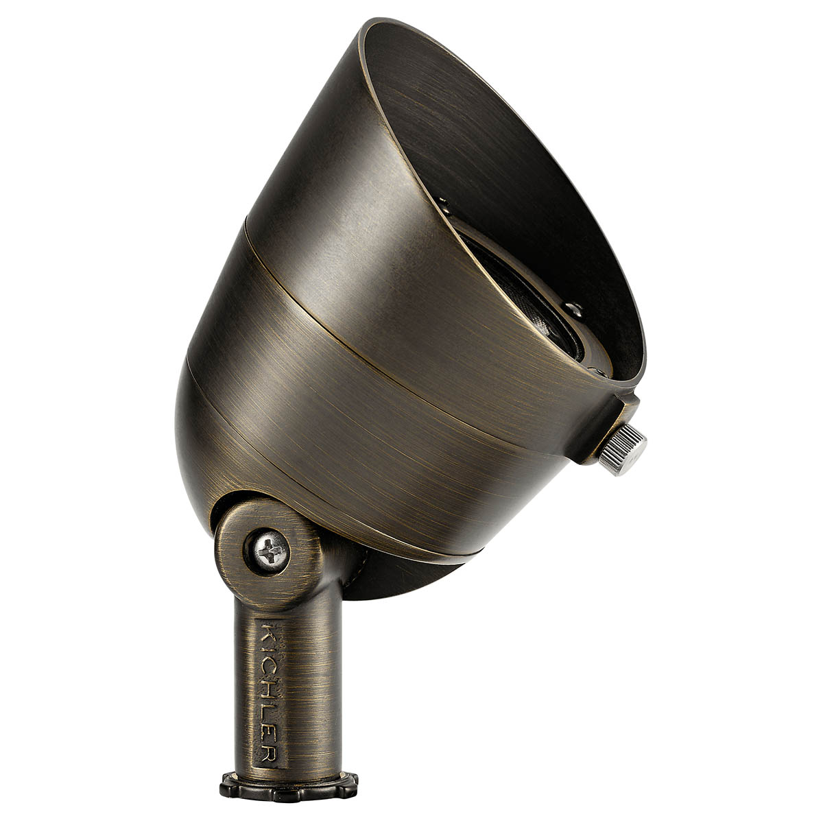 YG-SP-10VW-BK スポットライト 10W 3000K 3000K 500 Lumen 10 Degree Spot Brass | Kichler Lighting