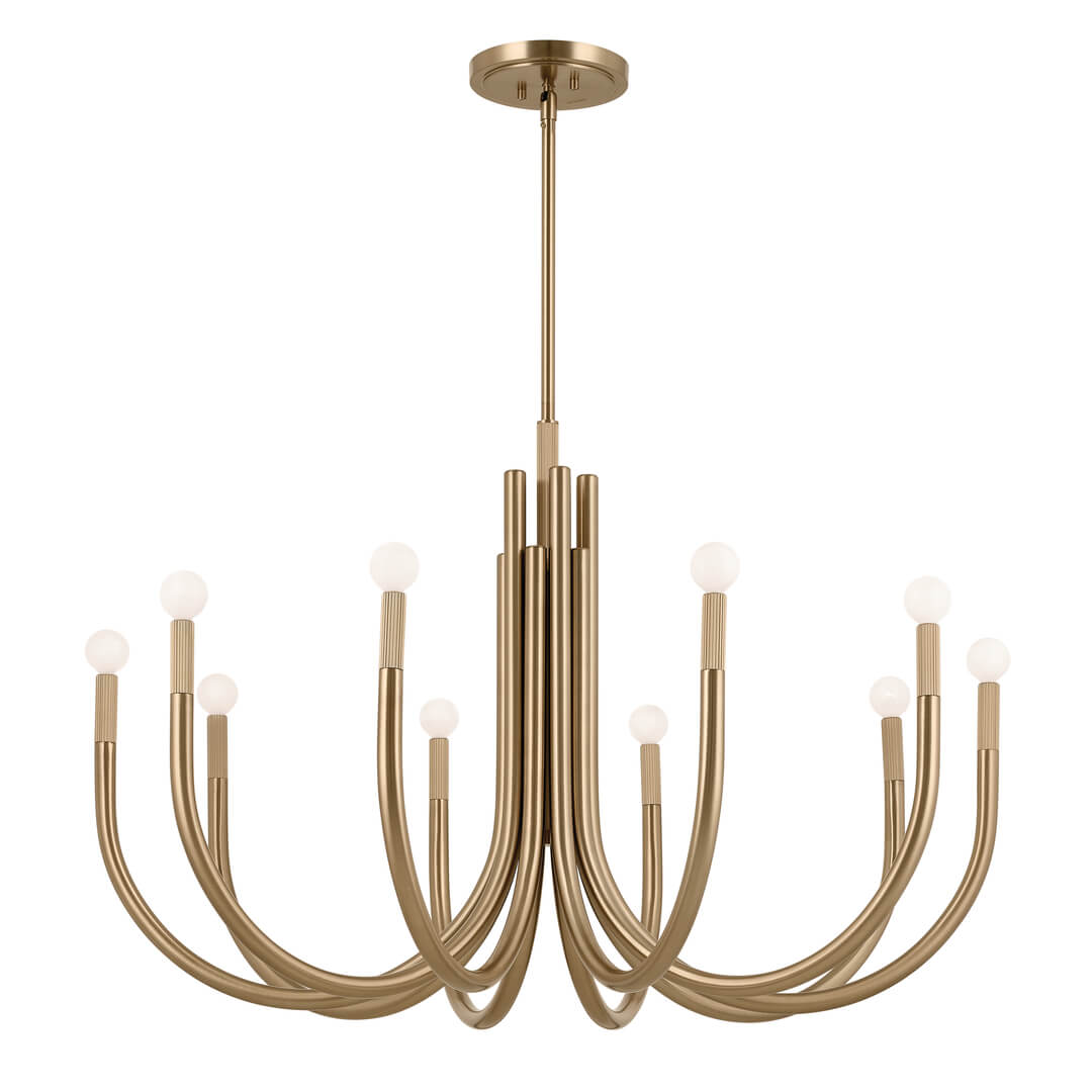 Odensa 10 Light Chandelier in Bronze | Kichler Lighting