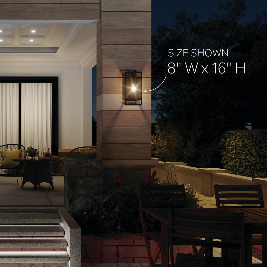 Goson™ 1 Light Post Light Black | Kichler Lighting