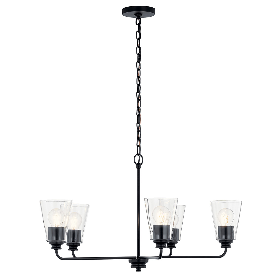 Ashba 5-Light Chandelier in Black | Kichler Lighting