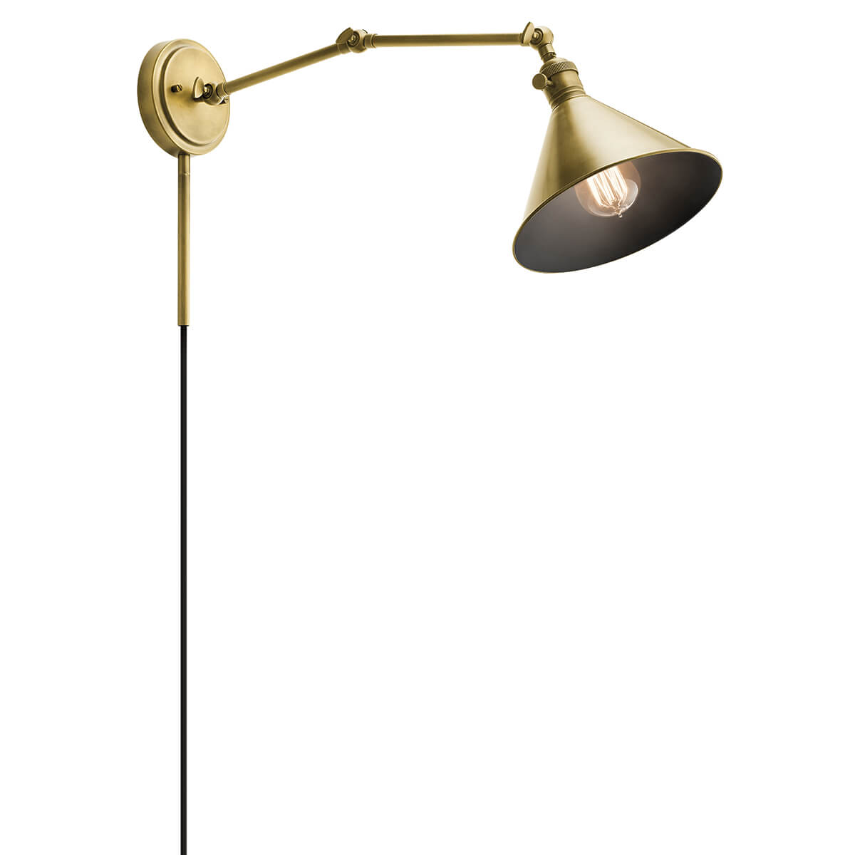 Ellerbeck 1 Light Sconce Polished Nickel | Kichler Lighting