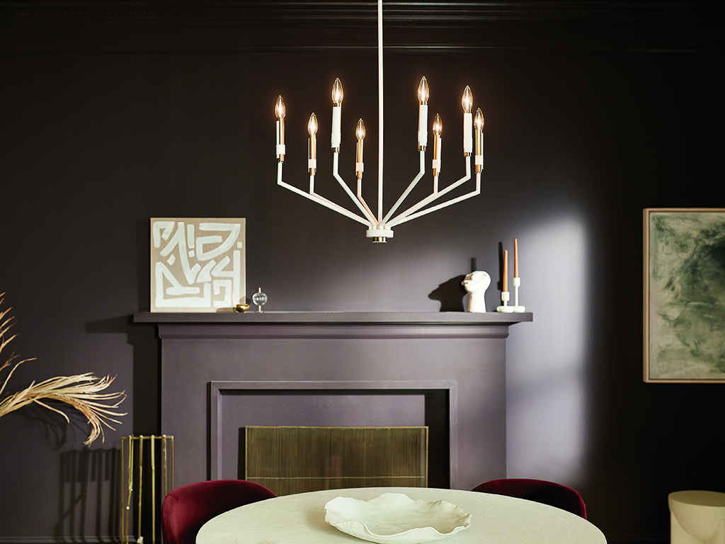 Chandelier Tiered Leaf Gingko chandelierデスク with Leaves Brass Hand-Welded テーブル・机