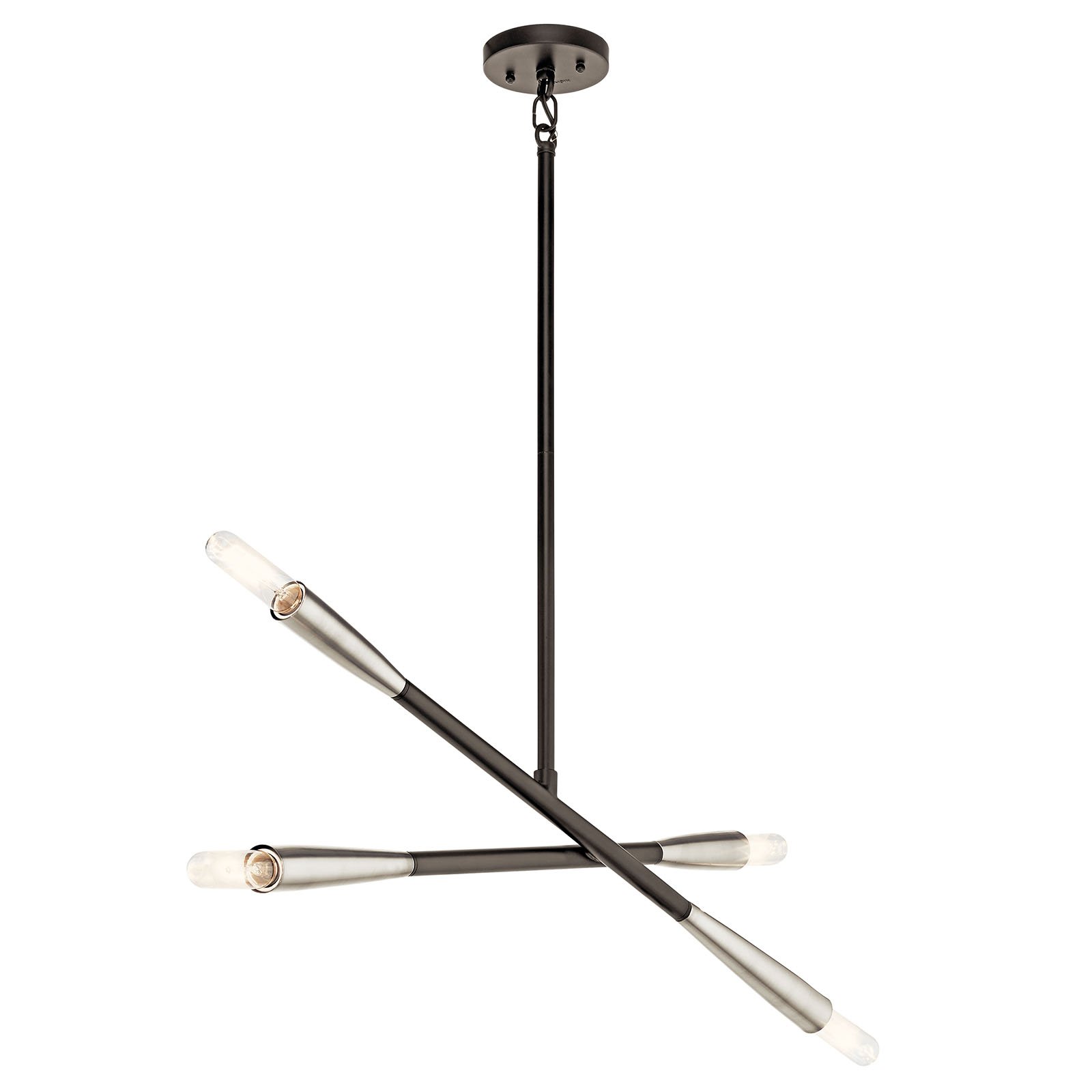 Branches 4 Light Chandelier Black | Kichler Lighting