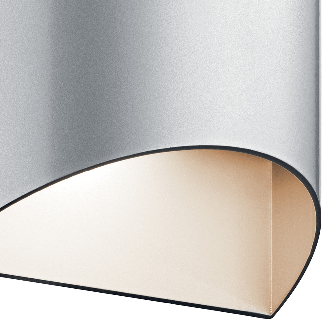 Wesley 2 Light LED Wall Light Black | Kichler Lighting