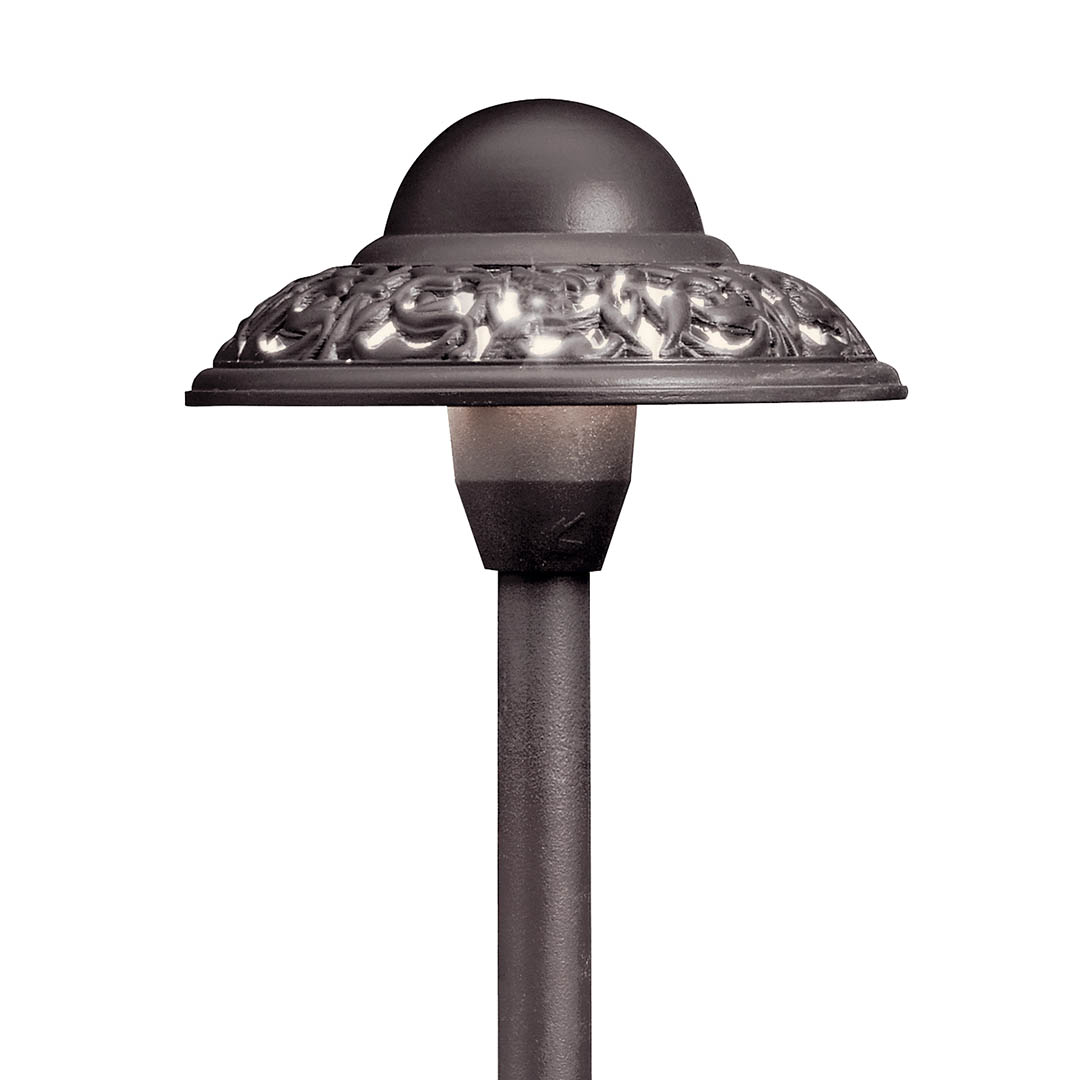 Lee✩ 12V Pierced Dome Path Light Bronze | Kichler Lighting