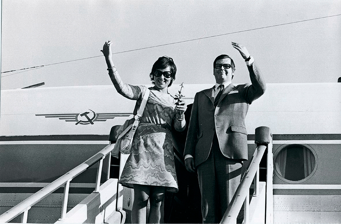 Riitta Lindegren ja Eero Sauri 1970.