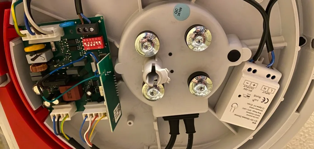 Comfofan S Zigbee installed