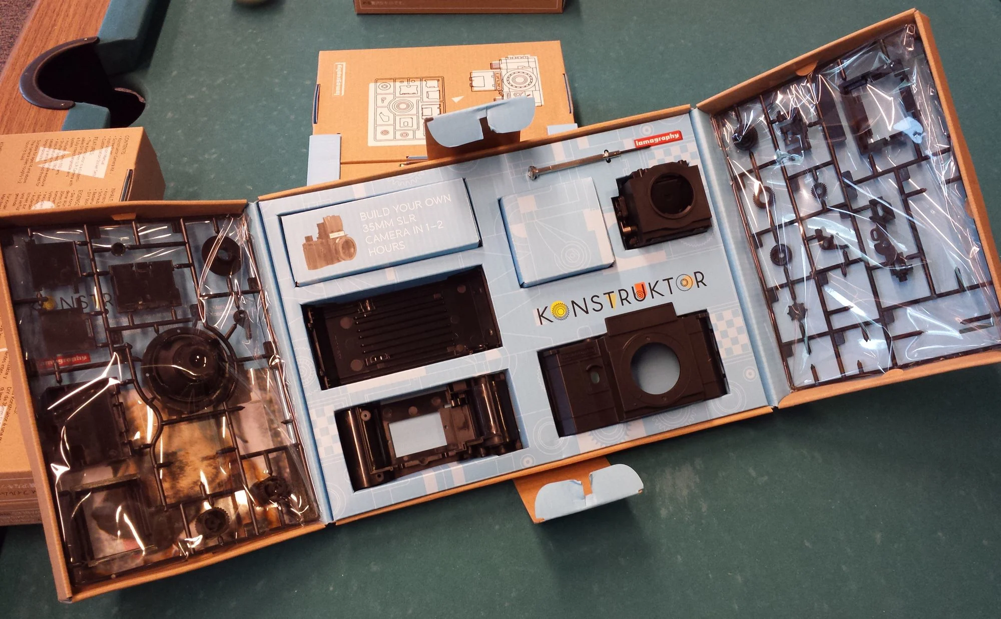 All parts of the Konstructor camera