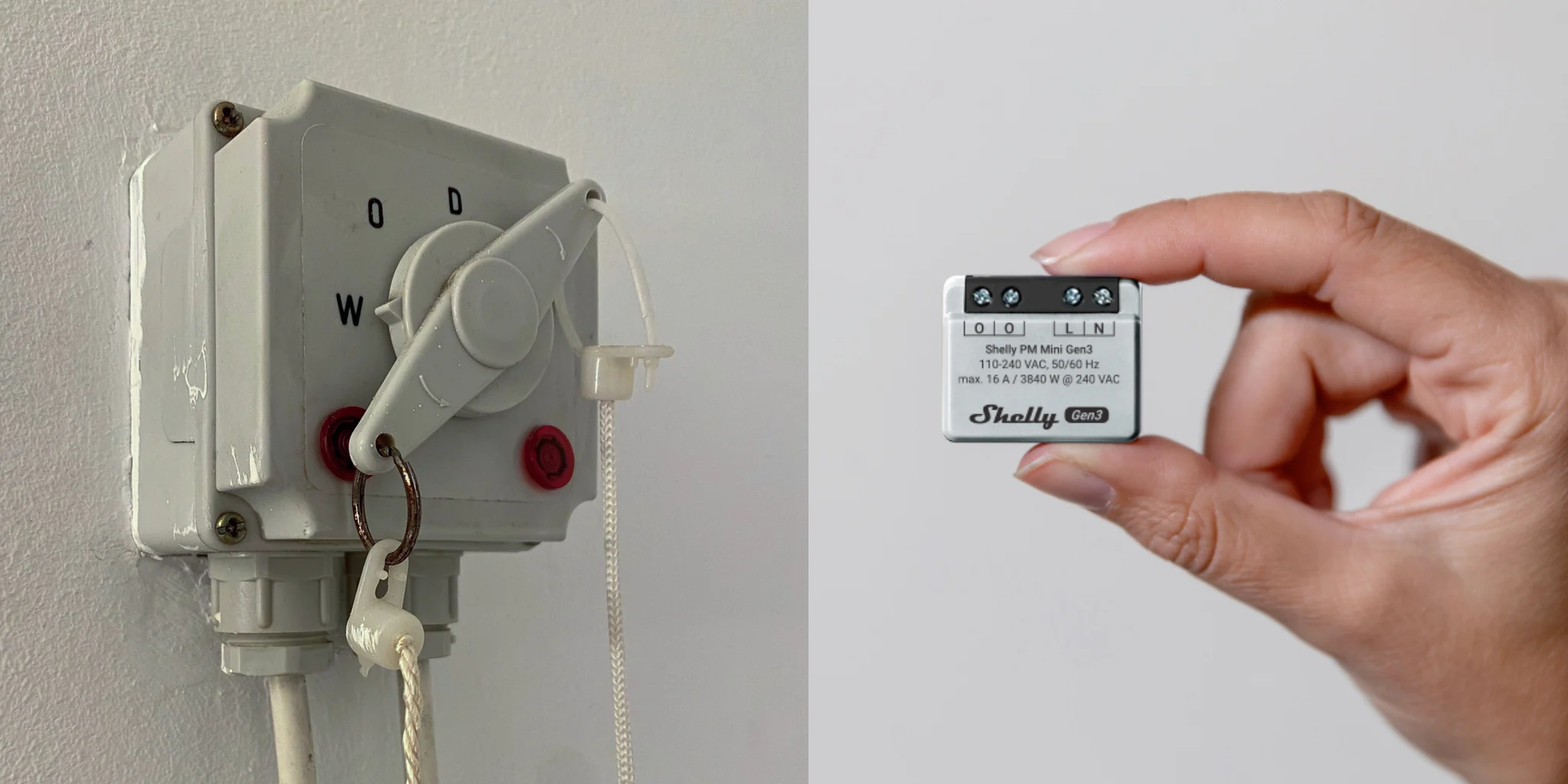 Pull switch bathroom