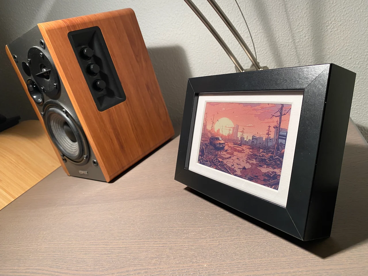 Inky Impression in IKEA picture frame all done
