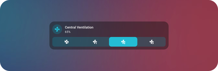 Central Ventilation in Home Assistant