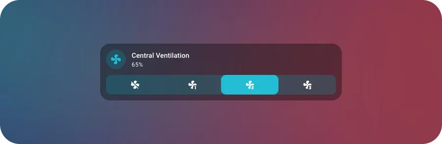 Central Ventilation in Home Assistant