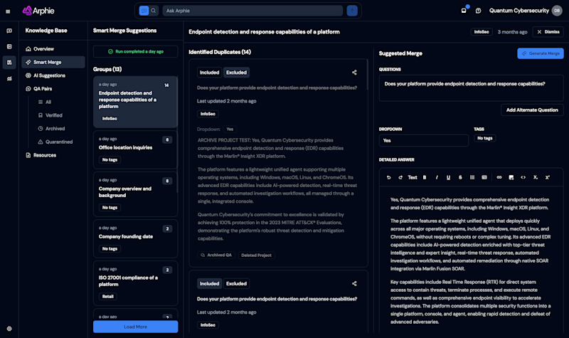 Smart Merge - Arphie