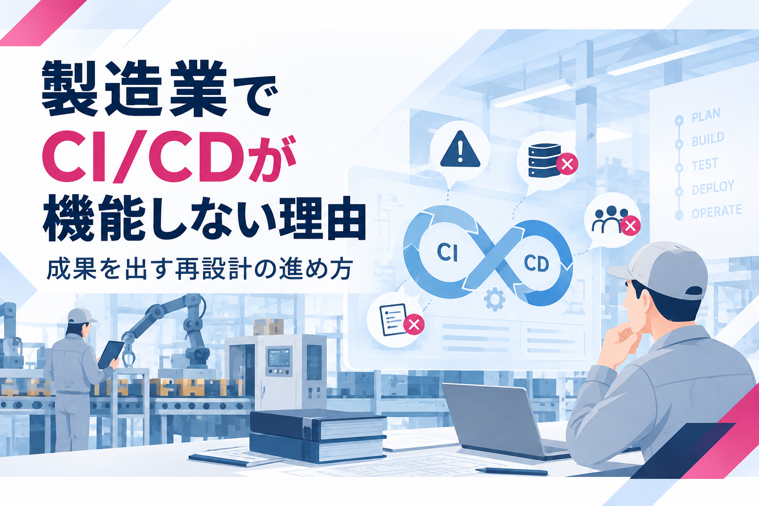製造業でCI/CDが機能しない理由|成果を出す再設計の進め方