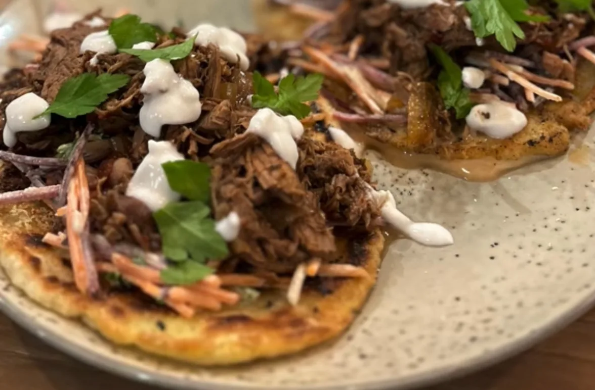 Bushbuck Bites: Pulled Wild Goat with Flat Bread Recipe